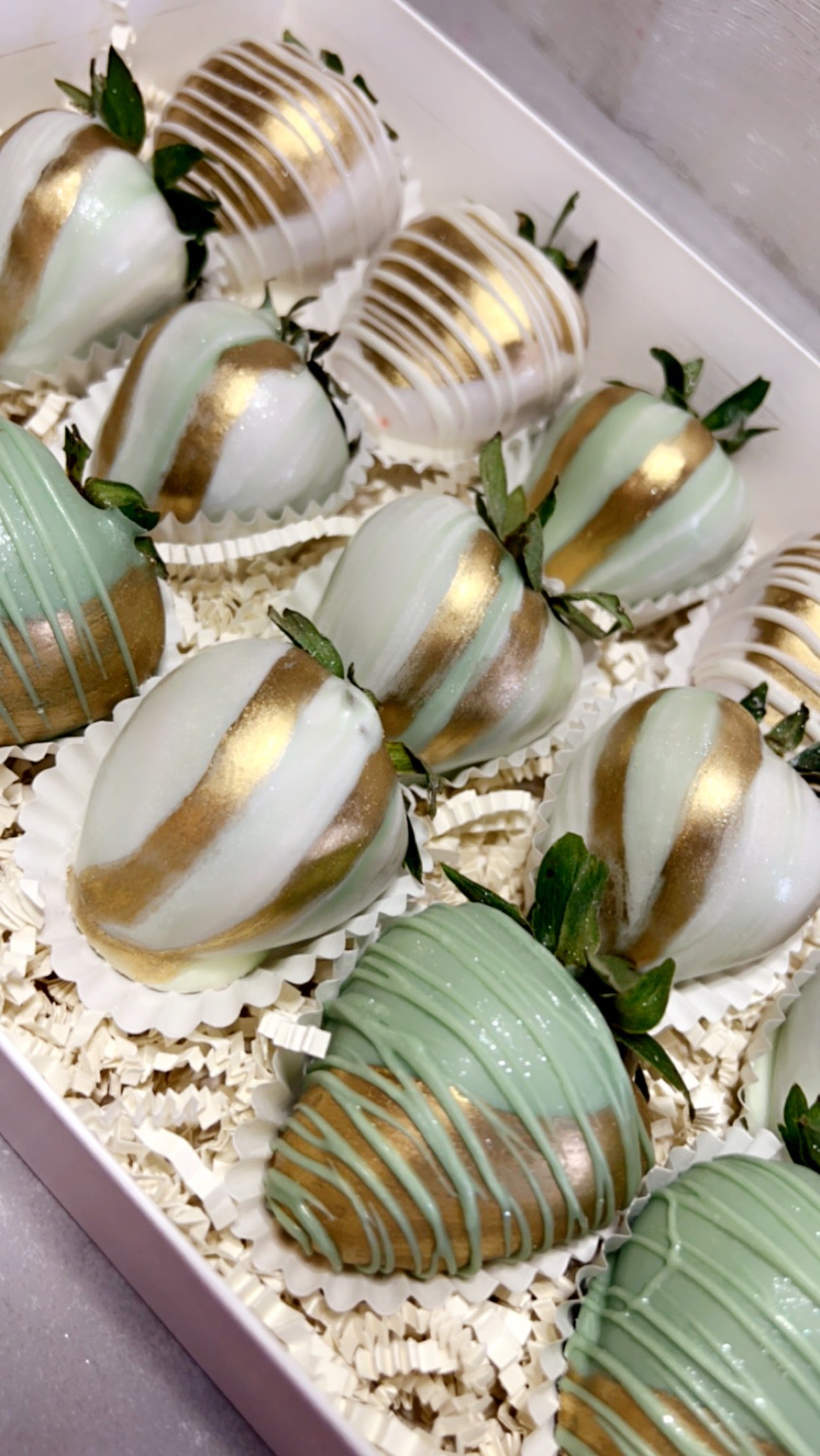 Indulge in the ultimate luxury treat - chocolate covered strawberries! Experience the perfect blend of rich chocolate and sweet strawberries.