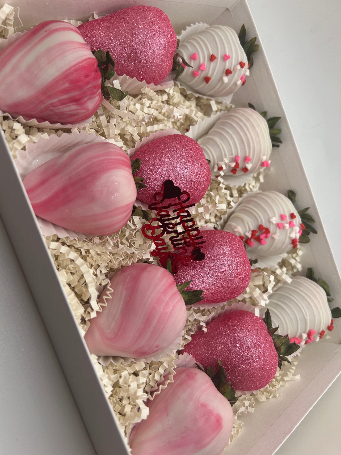 Valentines Luxury Bling Strawberries